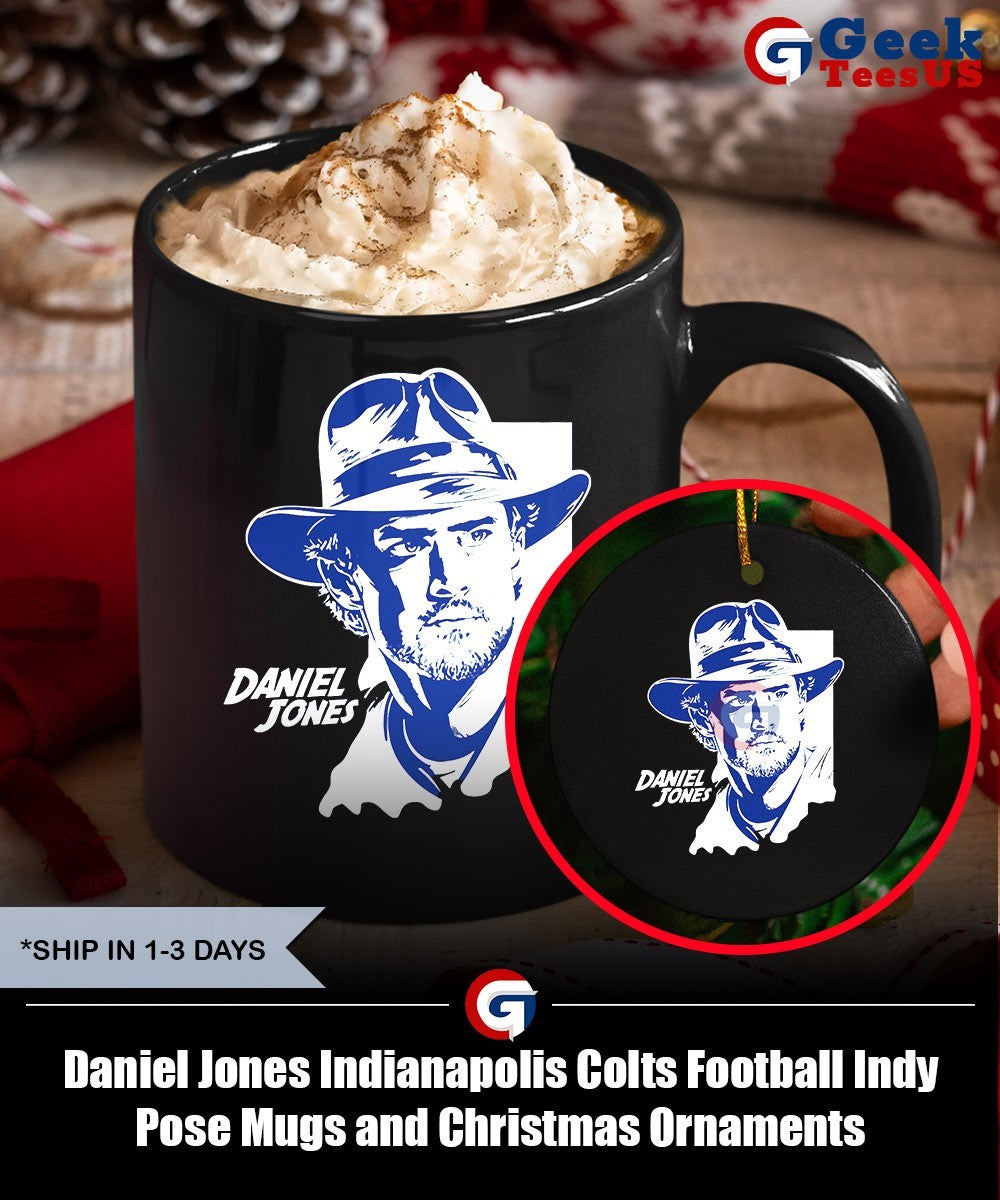 Daniel Jones Indianapolis Colts Football Indy Pose shirt