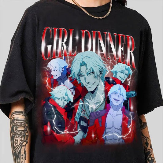 Dante Devil May Cry TV Series 2025 Girl Dinner Shirt, Dante Devil May Cry Shirt, Anime shirt, Game shirt for Gamers