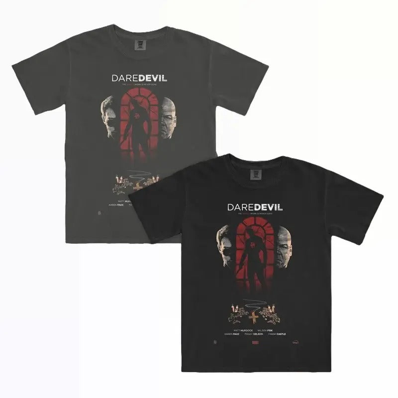 Dar3d3vil Shirt, B0rn Again, Matt0 Murdock0 Shirt,, Dar3d3vil, W1lson F1sk, Sp1der0-Man, Great Gift for Fans