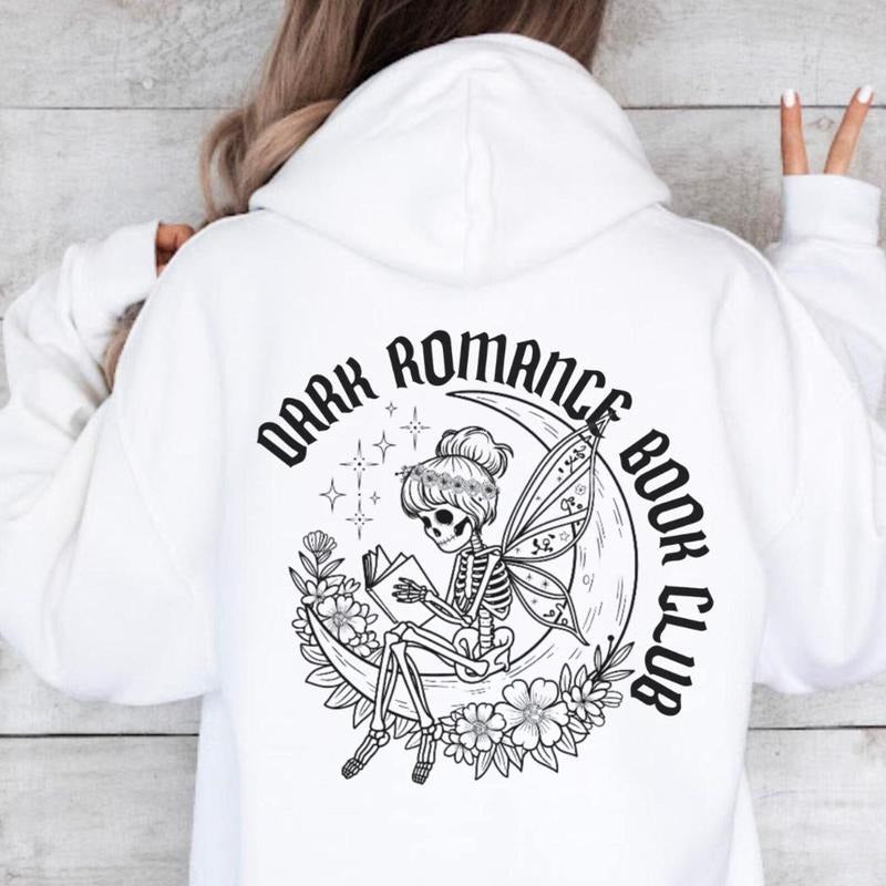 Dark Romance Book Club Hoodie, Sweatshirt for Bookworms, romantasy, smut sweatshirt, gift for reader, bookworm gift, buy me books