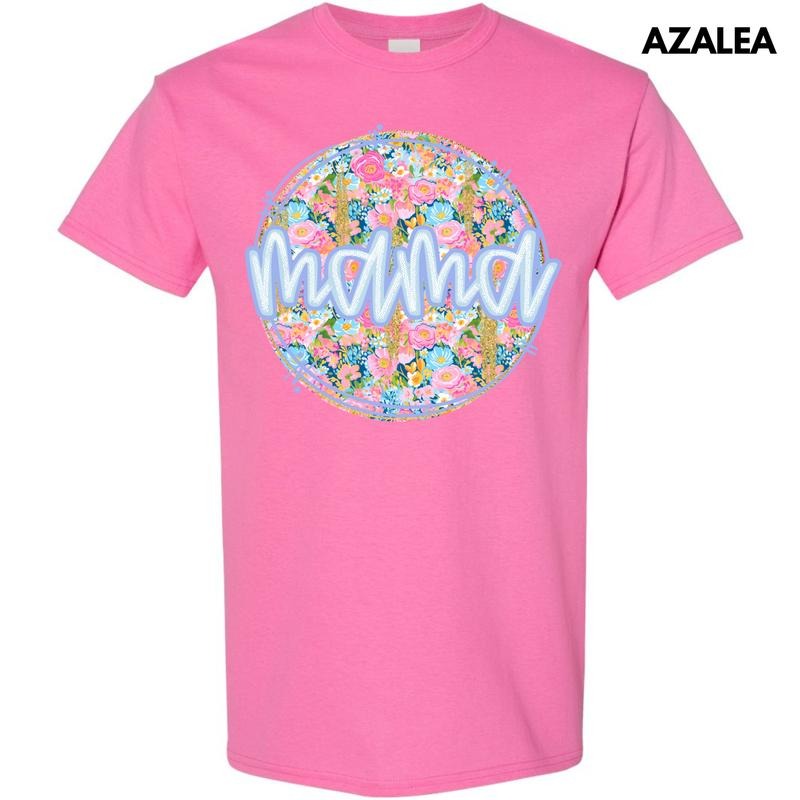 Darling Flower Mama Gildan Short Sleeve T-Shirt 'NLB' Hoodie, Sweatshirt | DripVista.com