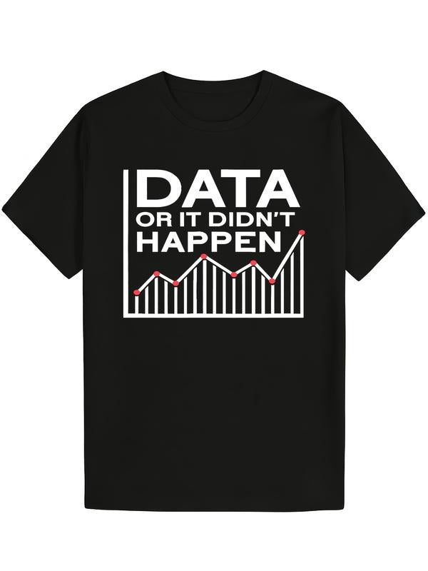 Data Jumpman Mouthless cat DidnT Happen Data Analyst Data Analysis T-Shirt 100% Cotton, Perfect Gift For Men, Women,...