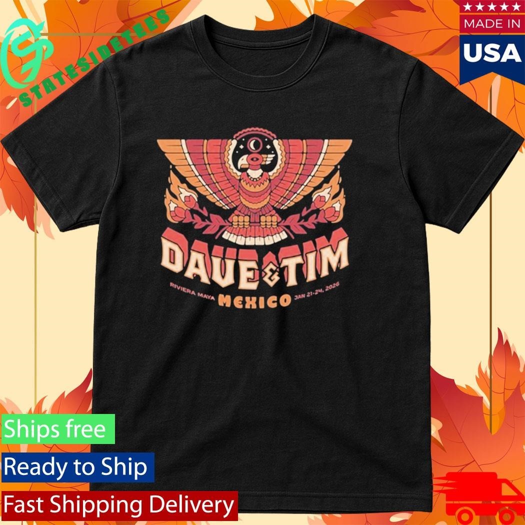 Dave & Tim Riviera Maya Mexico Jan 21-24 2026 Tour Shirt