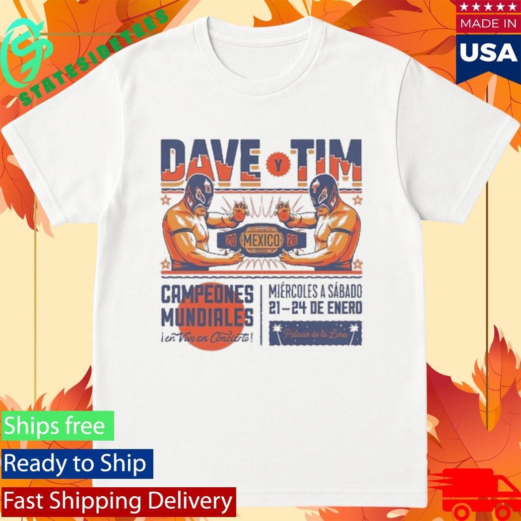 Dave & Tim Riviera Maya Wrestlers Shirt