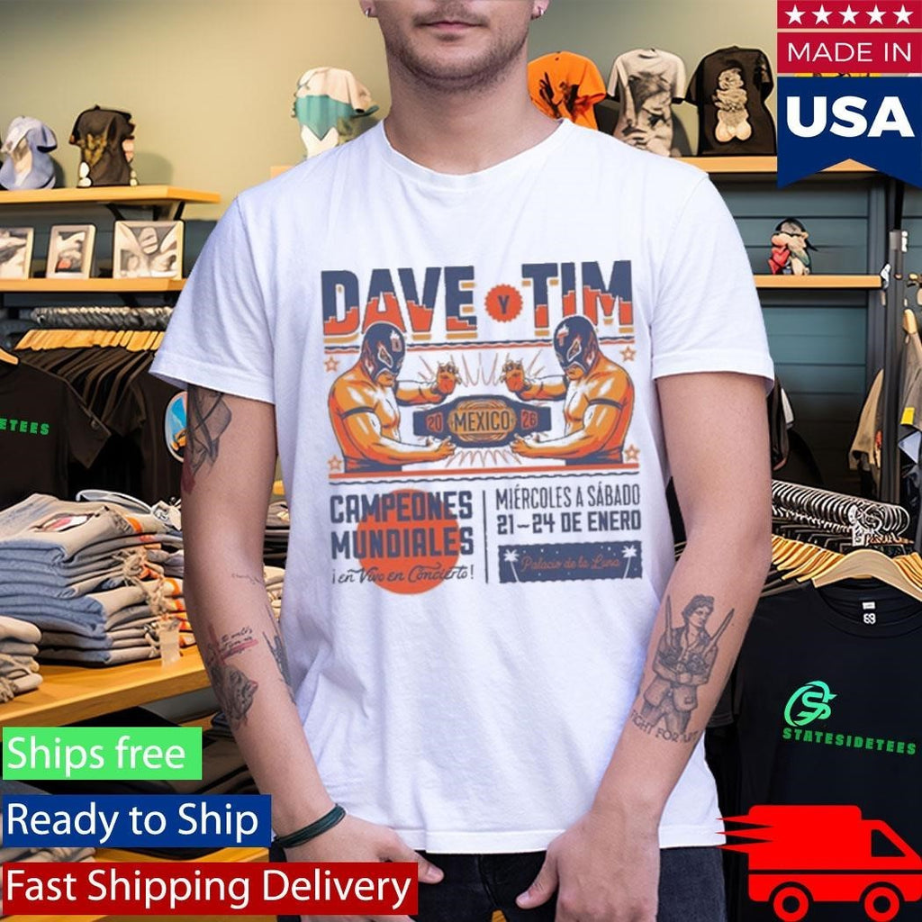 Dave & Tim Riviera Maya Wrestlers Shirt