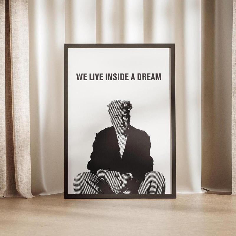 David Lynch Art Print | David Lynch Quote Poster | David Lynch Wall Art | Digital Art | READY TO PRINT   Analyze listing...