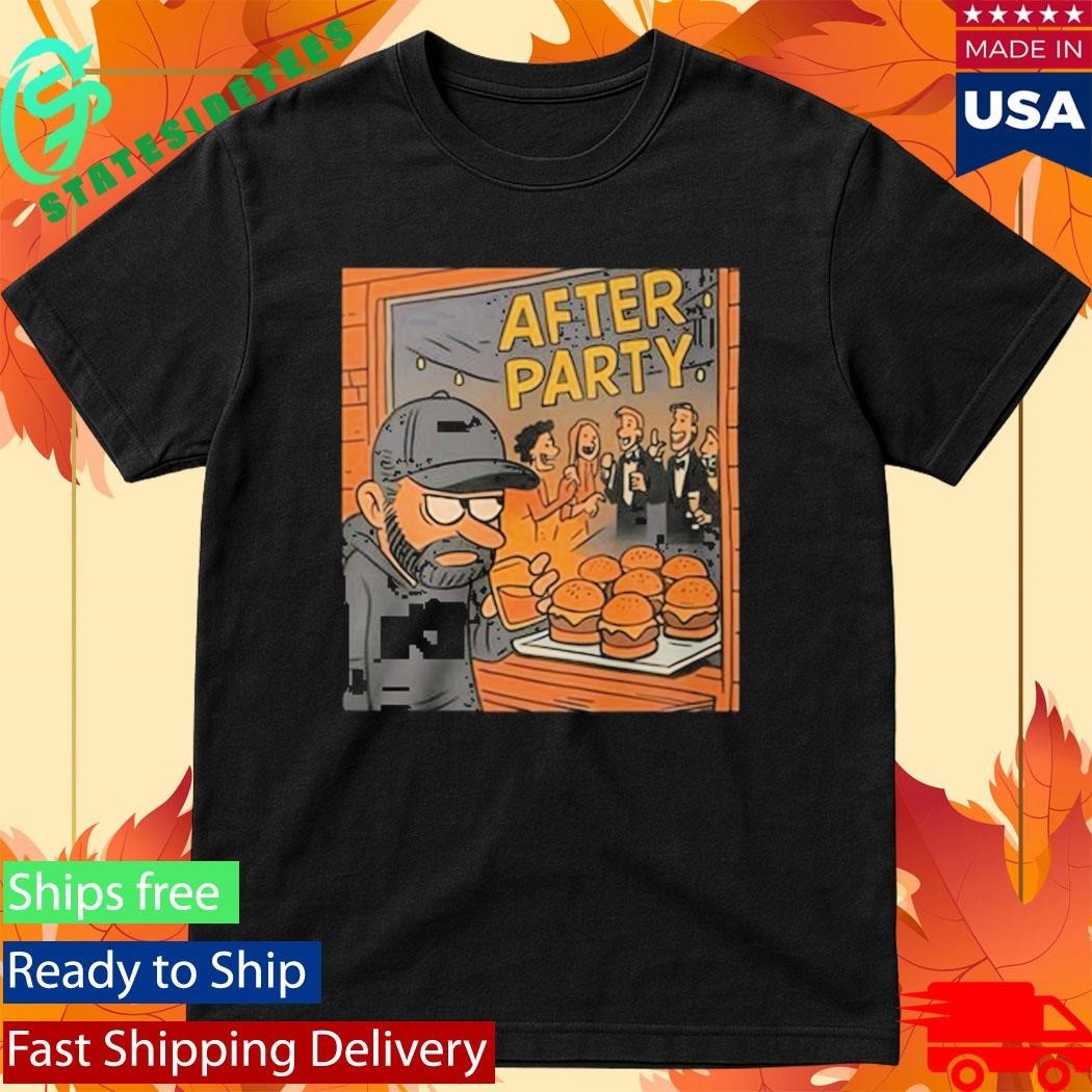 Dax Harwood Wearing After Party Burger Shirt