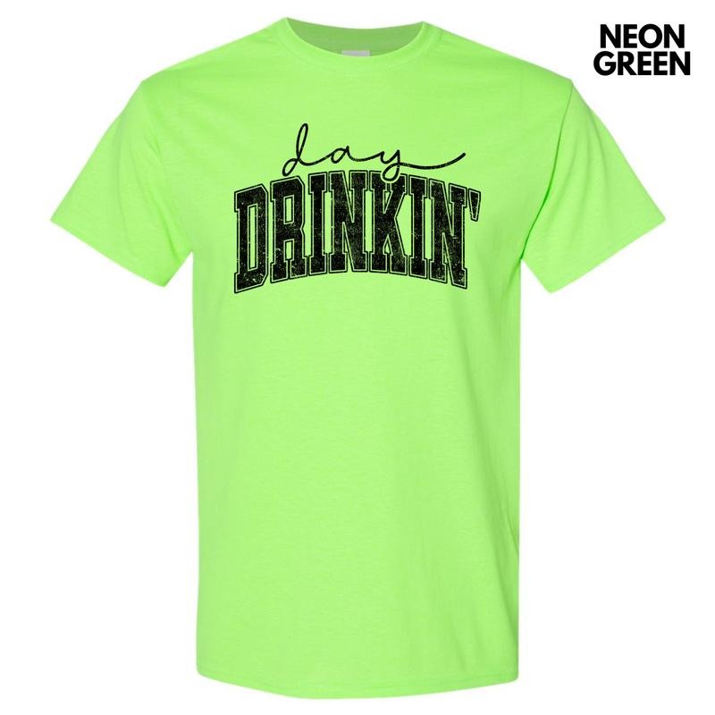 Day Drinkin Gildan Short Sleeve T-Shirt 'NLB' Hoodie, Sweatshirt | DripVista.com