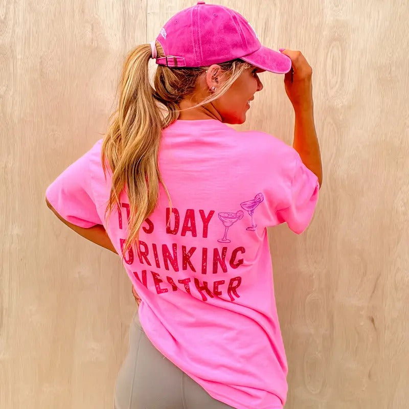 Day Drinking Weather Graphic Tee