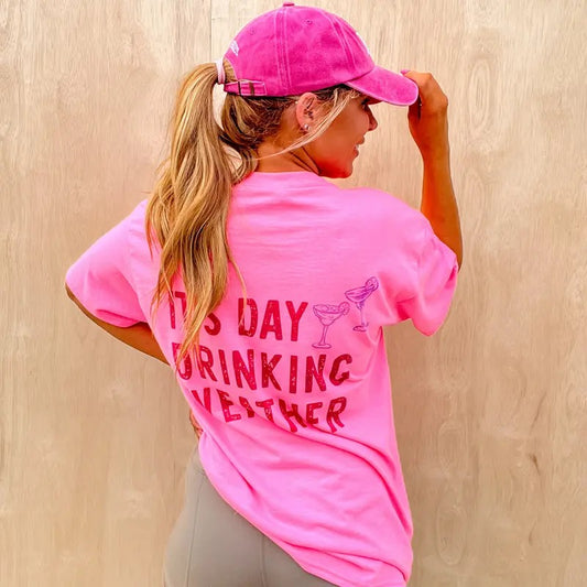 Day Drinking Weather Graphic Tee