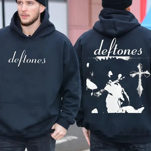 Ddeftones Hoodie On Back, Heavy Metal Band Hoodie, Around The Fur, Unisex Sweater Pullover Tee
