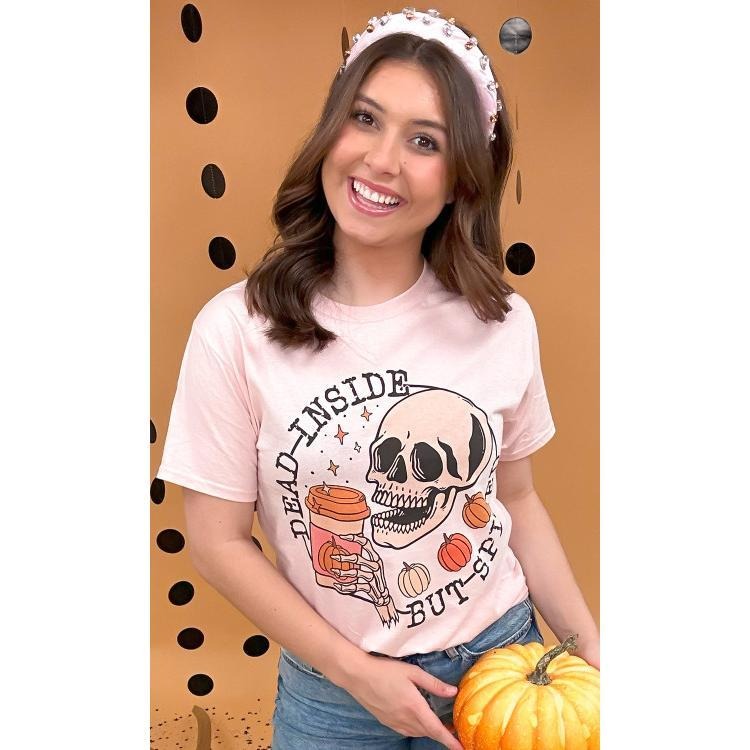 Dead Inside but Spiced Graphic T-Shirt Hoodie, Sweatshirt | DripVista.com