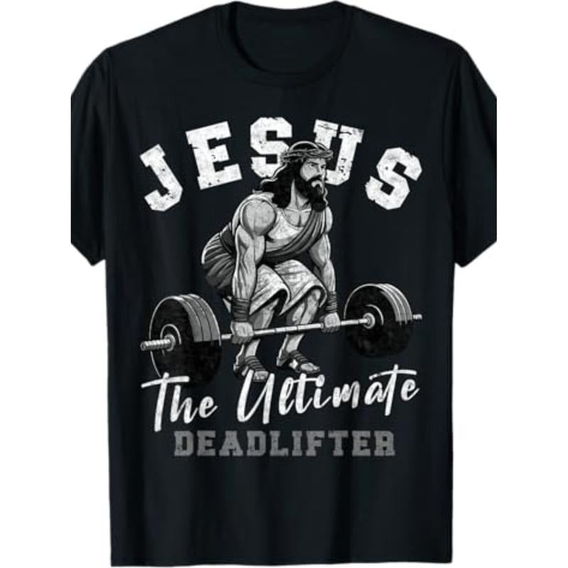 Deadlifter Gym Lightsaber brand Shirt 100 Cotton Casual Crew Neck Short Sleeve Tee Humorous Christian Workout Graphic...