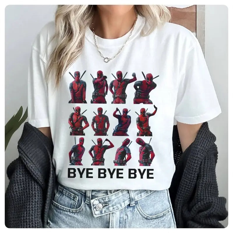 Deadpool Dance Shirt Deadpool Wolverine Shirt Wade Wilson Logan Shirt Deadpool Superrhero Shirt
