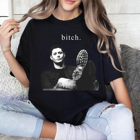 Dean Winchester T Shirt, Dean Winchester Supernatural T ShirtFashion Cotton, Full Colors, Full Sizes, For Men, For Women