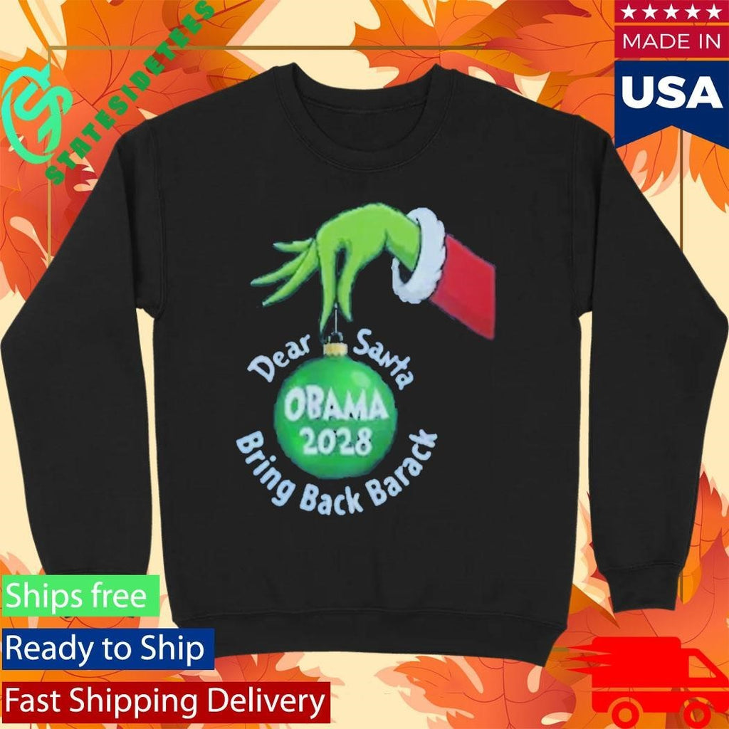 Dear Santa Bring Back Barack 2028 Shirt