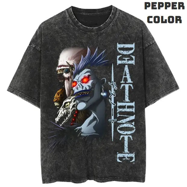 Death Breathing styles Vintage Tee, Ryuk T-Shirt, Death Note Shirt, Vintage Graphic Tees, Unisex Anime Manga Shirt Top...