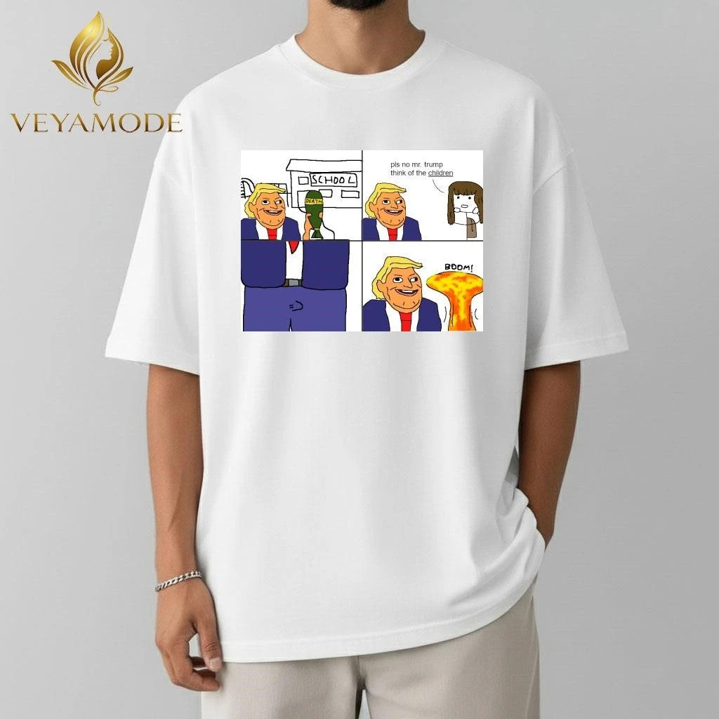 Death School Pls no mr.trump think of the children boom tee