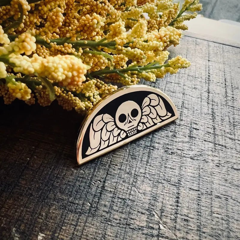 Death's Head gold enamel pin T-Shirts, Hoodie, Sweatshirt | DripVista.com