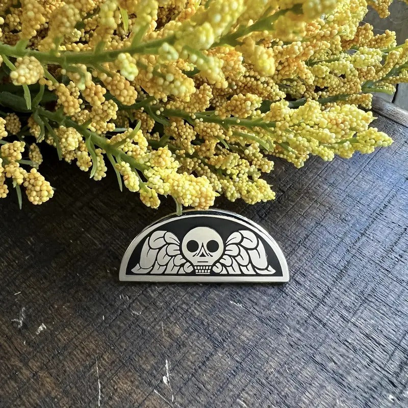 Death's Head silver enamel pin T-Shirts, Hoodie, Sweatshirt | DripVista.com