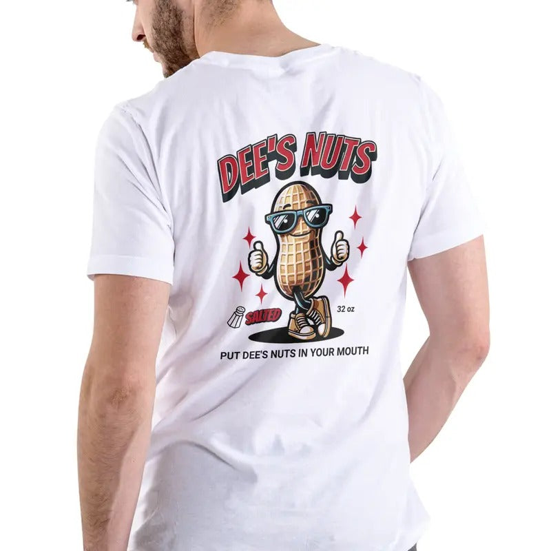 Dee's Nuts, Salted T Shirt, Unisex cotton Casual Menswear