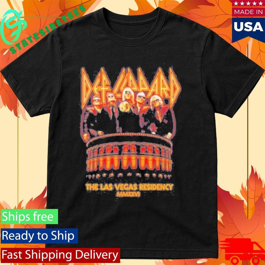 Def Leppard Photo Residency 2026 T-Shirt