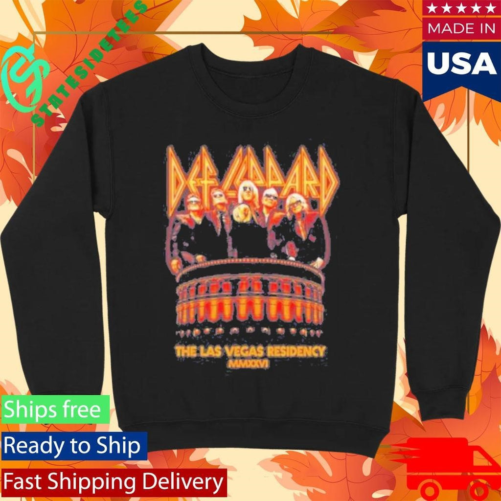 Def Leppard Photo Residency 2026 T-Shirt