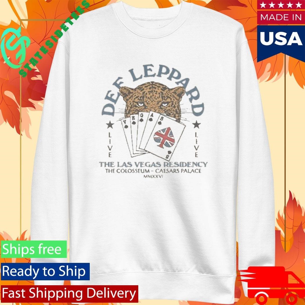 Def Leppard The Las Vegas Residency Card T-Shirt