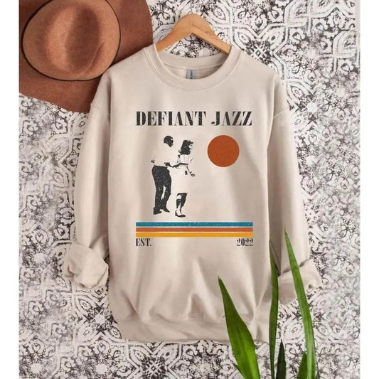 Defiant Jazz Shirt - Severance TV Show T-Shirt, Retro 90s Vintage Tee, Sci-Fi Fan Gift, Severance Merchandise, Gift for Him & Her