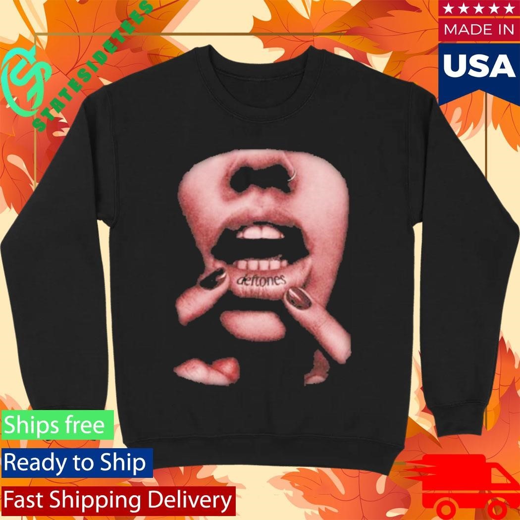 Deftones Black Lip Tattoo T-Shirt