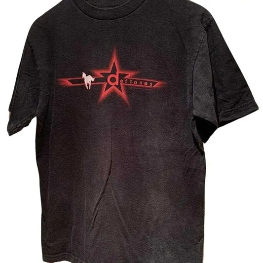 Deftones Music Band Graphic Heavyweight Cotton Shirt Menswear Top