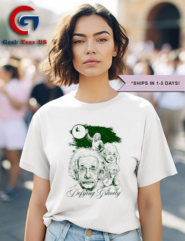 Defying Gravity Albert Einstein shirt