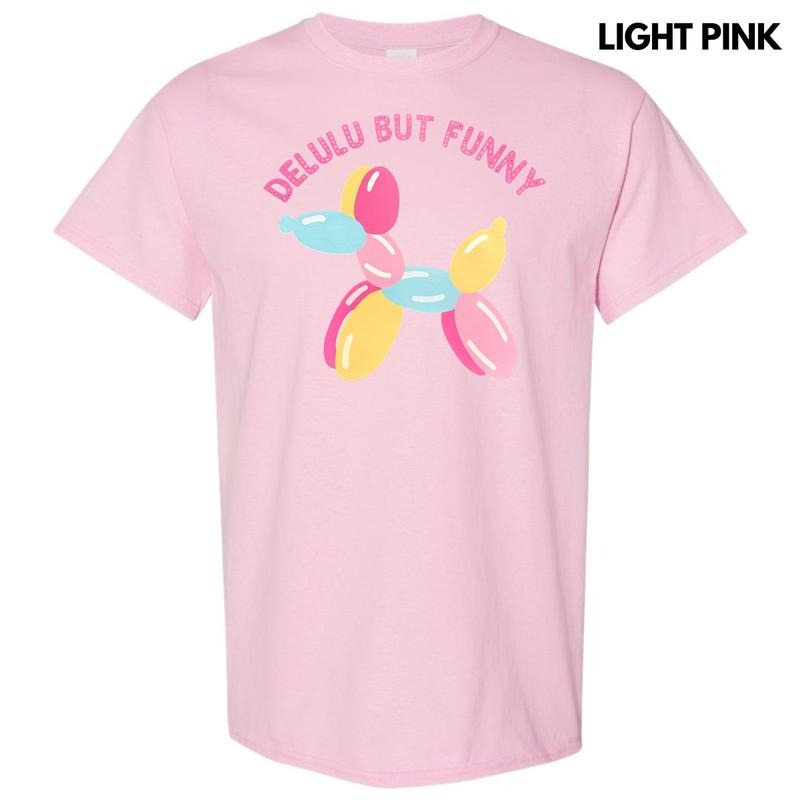 Delulu But Funny Gildan Short Sleeve T-Shirt