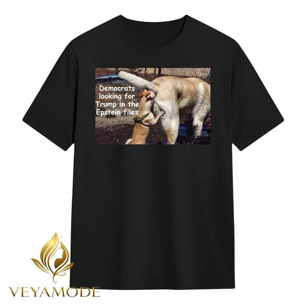 Democrats looking for Trump in the Epstein files tee
