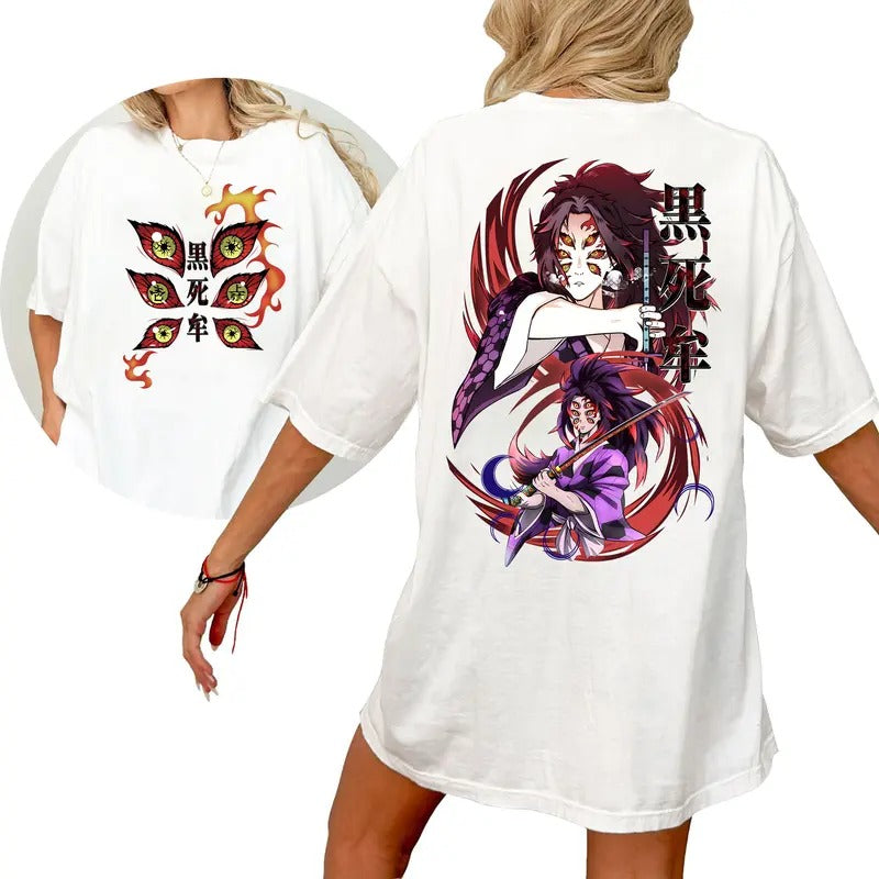 Demon Moon Breathing DM Characters Funny DM Characters Tshirt Crewneck Hoodie Comfort Cotton Sweatshirt | DripVista.com