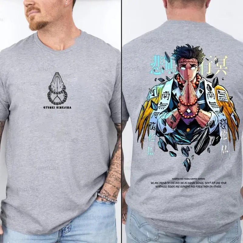 Demon Slayer Character Shirt, Himejima Gyomeii Tee, Full Color Selection, Pick Your Favorite, Anime Color Shirt, Unisex 2024