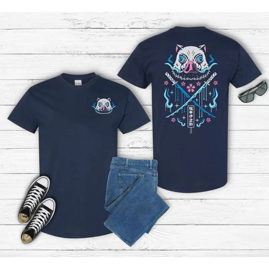 Demon Slayer, Inosuke Demon 2 Sides Printed Comfort Fabric Cotton