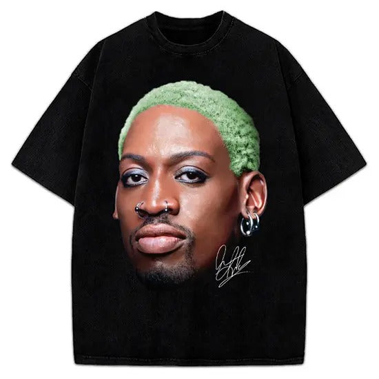 Dennis Green Hair flamboyant 90's Vintage Design Retro T-Shirt Cotton Menswear Hoodie, Sweatshirt | DripVista.com