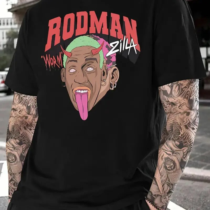 Dennis Rodman 90s bootleg t-shirt Dennis Rodman vintage basketball t-shirt gift for basketball fan gift for him Chicago...