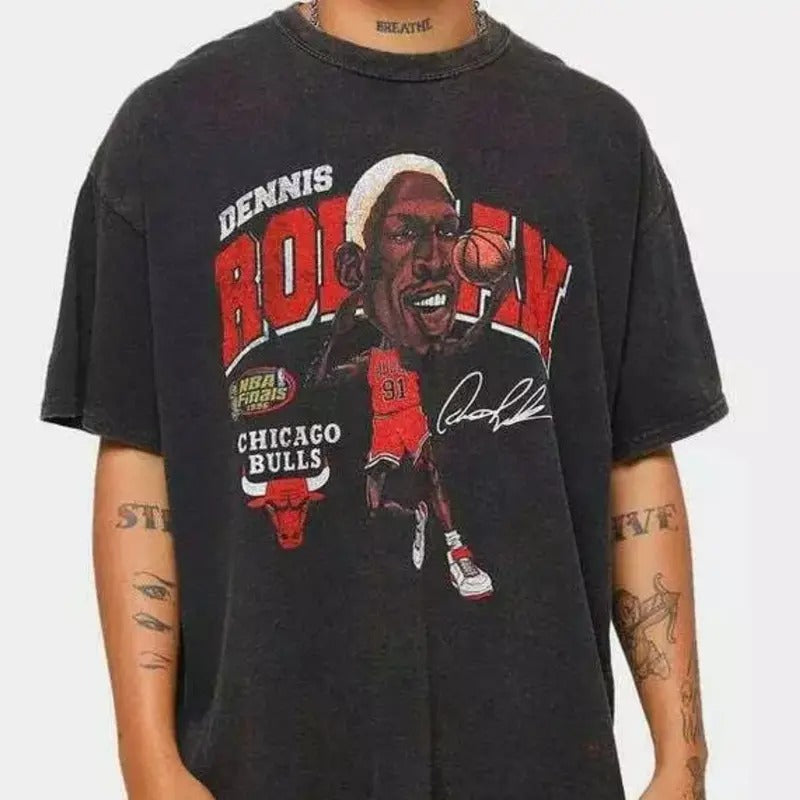 Dennis Rodman NWO Hollywood WCW Rodzilla Wrestling 90's Vintage Design T-Shirt Hoodie, Sweatshirt | DripVista.com