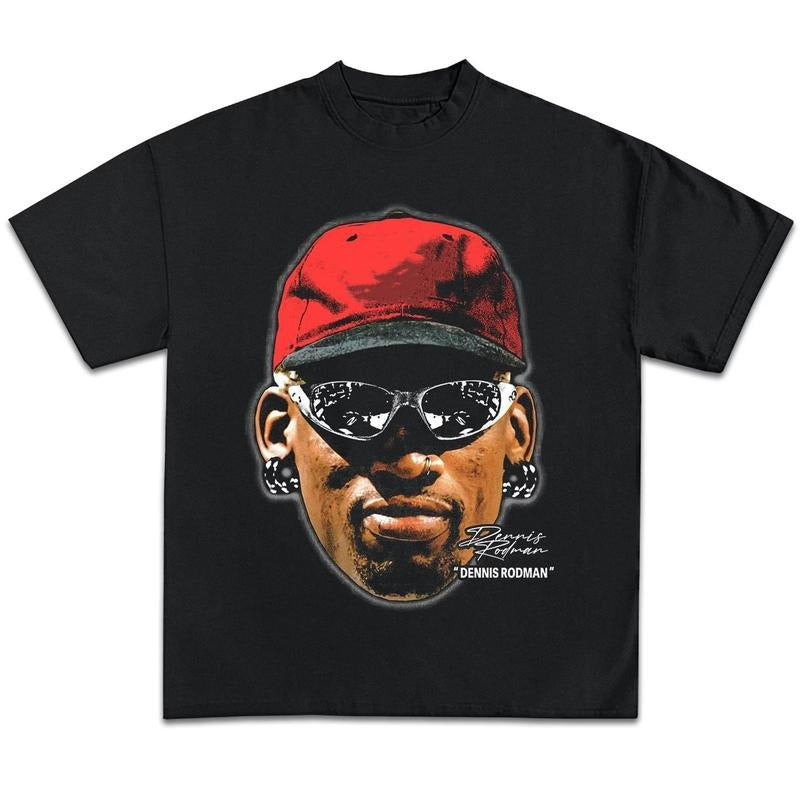 Dennis Rodman x Vlone Shirt Vintage Basketball Merch Men Women Menswear Top Medium Hoodie, Sweatshirt | DripVista.com
