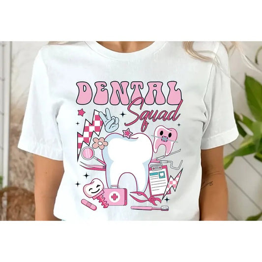 Dental Squad Graphic Top