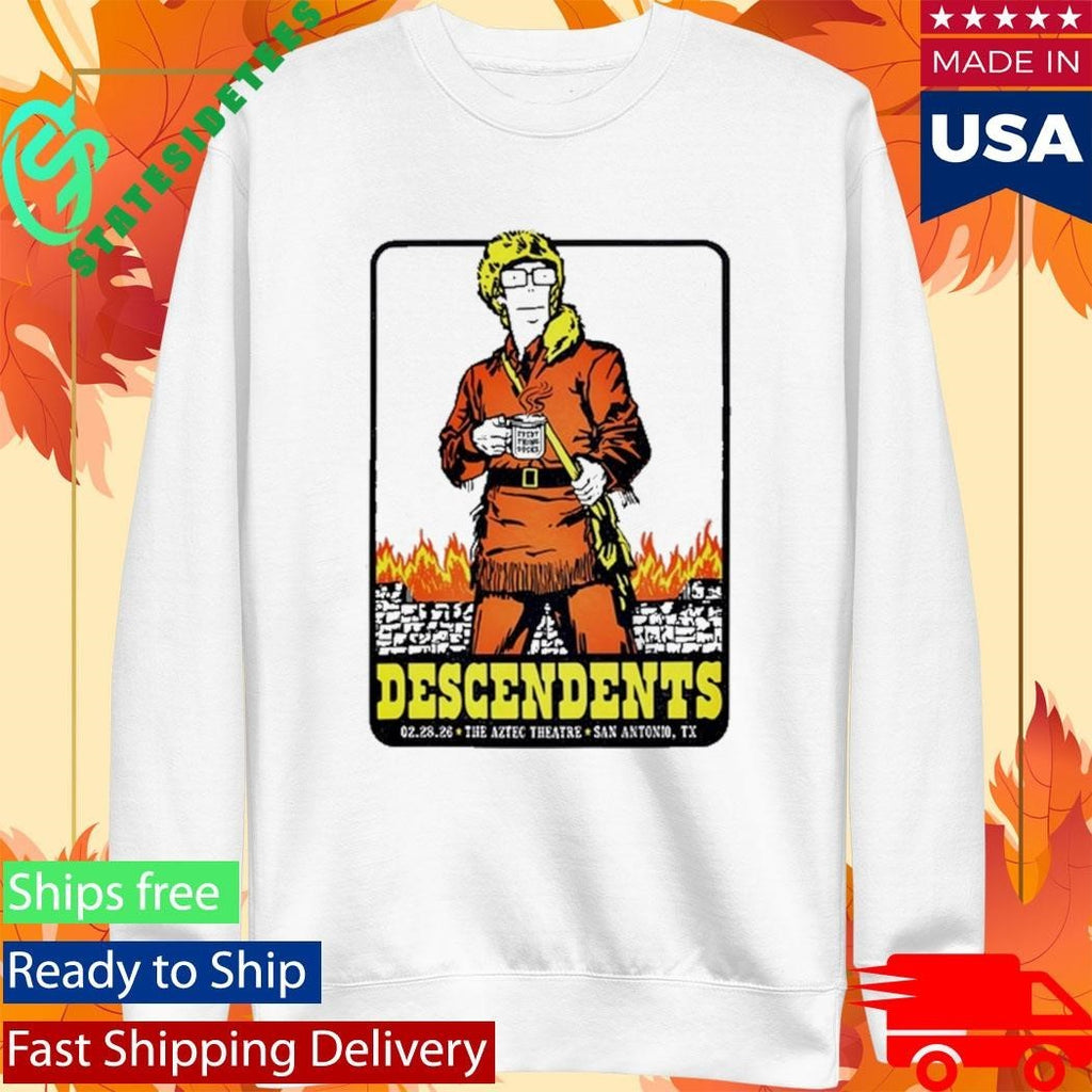 Descendents Feb 28 2026 Aztec Theatre in San Antonio TX Shirt