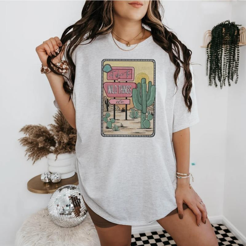 Desert Wild Things T-shirt, western clothing, western outfits women, western tops, Sweatshirt and Hoodie | DripVista.com