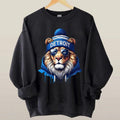 Detroit Football Sweatshirt And T-Shirt, Football Mascot Lion Shirt, Trendy Game Day Shirt, Detroit Football Gift Fan