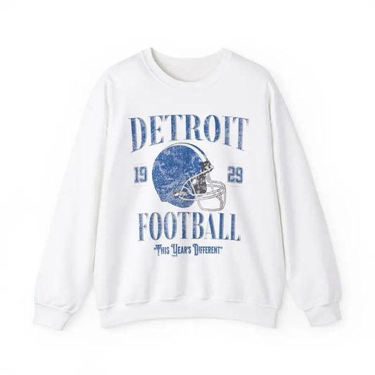 Detroit Football Sweatshirt Vintage Football Fan Shirt, Game Day Sweatshirt