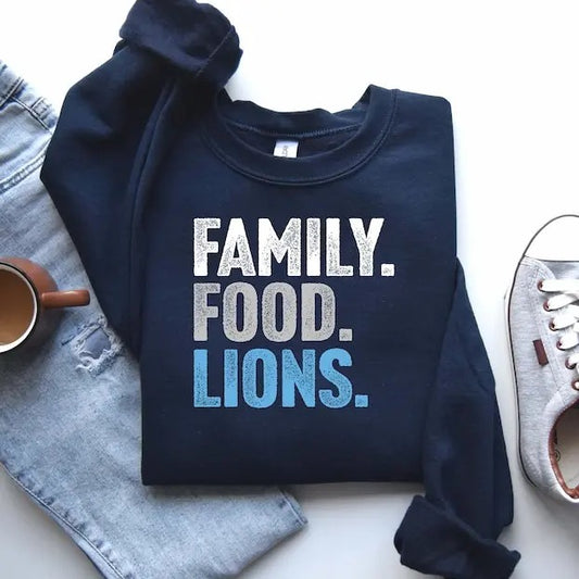 Detroit Football Sweatshirt for Men Women, Detroit Football, Family Shirt for Holidays, Fall Football Sweatshirt