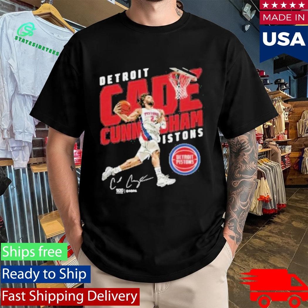 Detroit Pistons Cade Cunningham Windmill Shirts