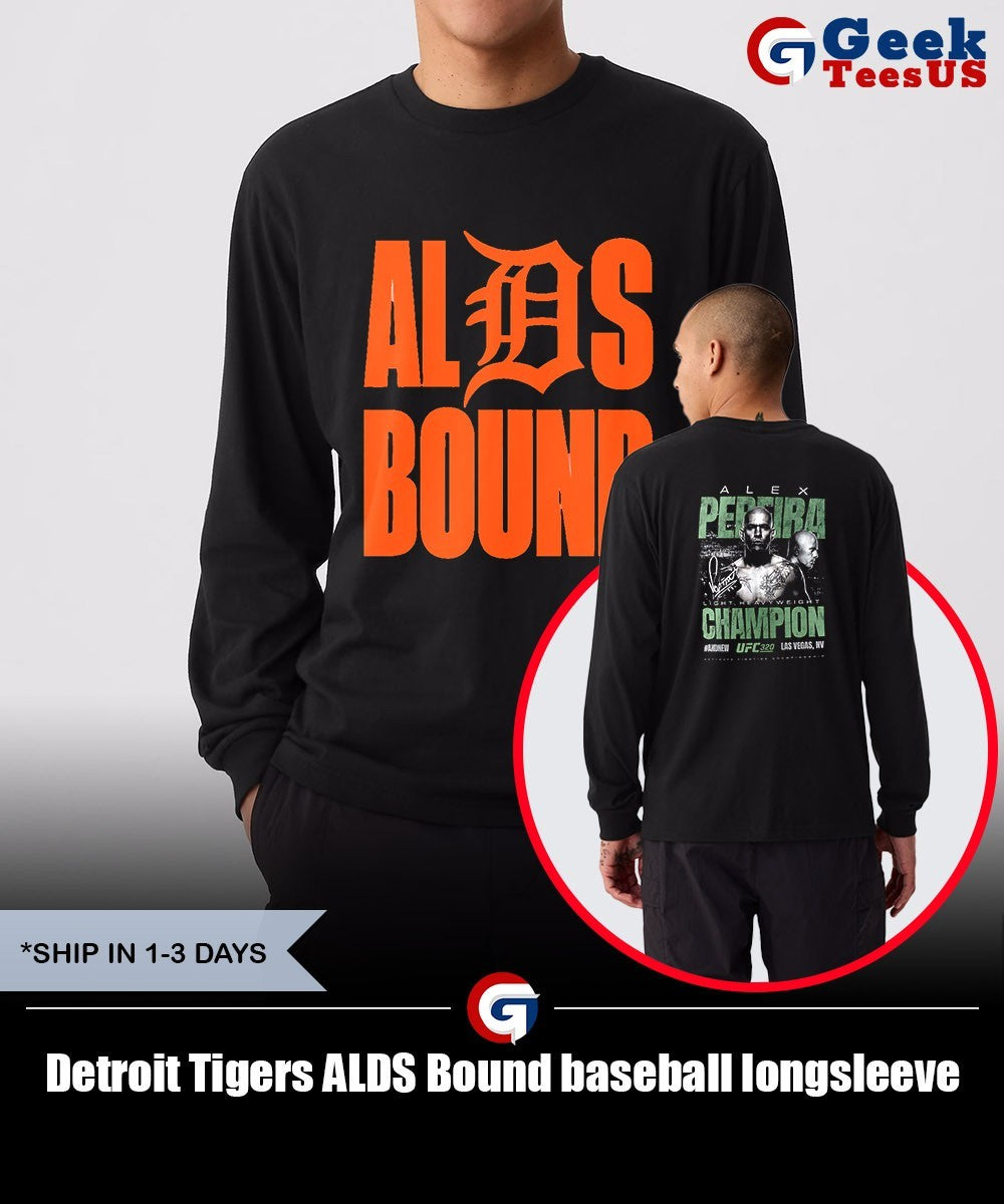Detroit Tigers ALDS Bound baseball shirt