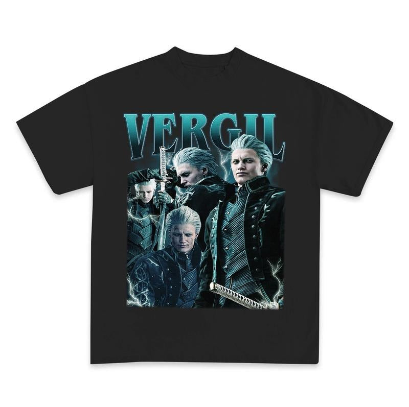 Devil May Cry Vergil unisex shirt, game shirt, Fantassy Adventure graphic tee, gif for him Hoodie, Sweatshirt | DripVista.com
